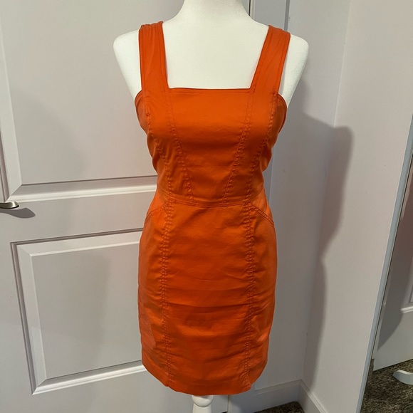 bebe Dresses & Skirts - Bebe salmon Mini Dress size 6